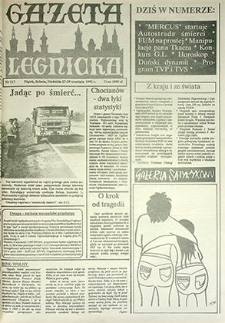 Gazeta Legnicka nr 117, wrzesień`91