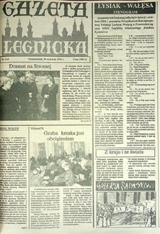 Gazeta Legnicka nr 118, wrzesień`91