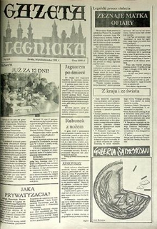 Gazeta Legnicka nr 130, październik`91