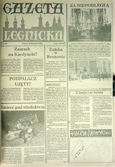 Gazeta Legnicka nr 147, listopad`91