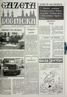 Gazeta Legnicka nr 149, listopad`91