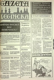 Gazeta Legnicka nr 163, grudzień`91