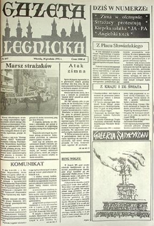 Gazeta Legnicka nr 167, grudzień`91