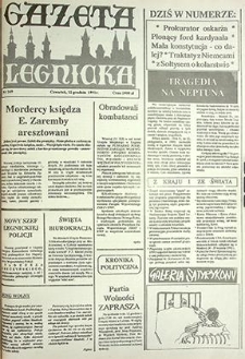 Gazeta Legnicka nr 169, grudzień`91