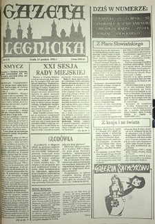 Gazeta Legnicka nr 173, grudzień`91