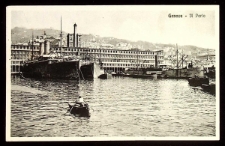 Karta pocztowa : Port w Genui