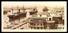 Karta pocztowa : Port Said, widok portu