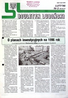 Biuletyn Lubiński nr 2 (70), luty `96