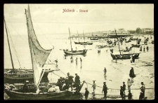 Karta pocztowa : Ahlbeck, plaża