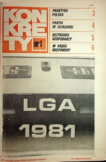 Konkrety nr 1 (447), styczeń `81