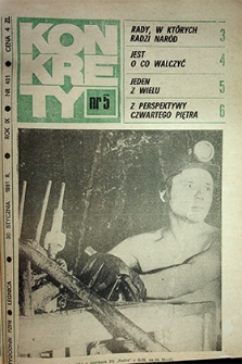 Konkrety nr 5 (451), styczeń `81