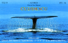 Karta QSL CU2/DK3CU : Azory : IOTA EU-003