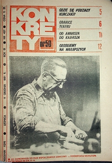 Konkrety nr 50 (497), grudzień `81