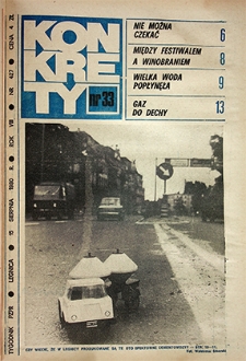 Konkrety nr 33 (427), sierpień `80