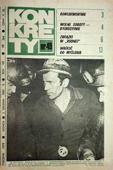 Konkrety nr 49 (443), grudzień `80