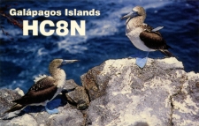 Karta QSL HC8N : Wyspy Galapagos : IOTA SA-004