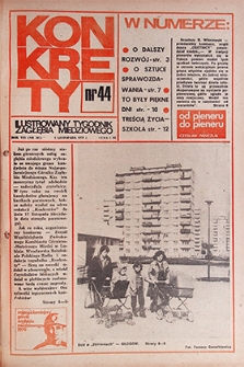 Konkrety nr 44 (387), listopad `79