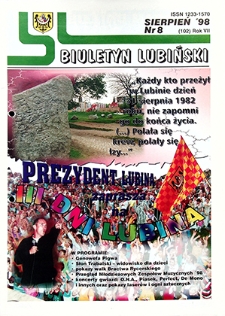 Biuletyn Lubiński nr 8 (102), sierpień `98