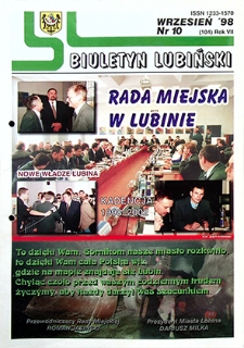 Biuletyn Lubiński nr 10 (104), wrzesień `98