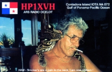 Karta QSL 3E1AA : Panama : IOTA NA-072