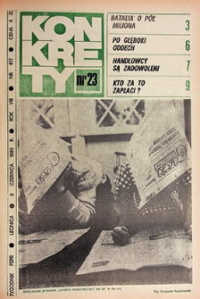 Konkrety nr 23 (417), czerwiec `80