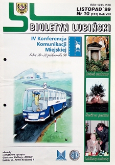 Biuletyn Lubiński nr 10 (115), listopad `99