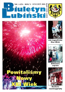 Biuletyn Lubiński nr 1 (129), styczeń 2001