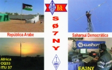 Karta QSL S07NY : Sahara Zachodnia