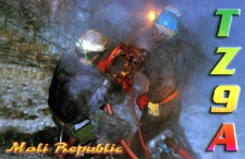 Karta QSL TZ9A : Mali