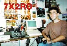 Karta QSL 7X2RO : Algieria