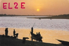 Karta QSL EL2E : Liberia
