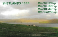 Karta QSL MM/DM4VDE/P : Szetlandy : IOTA EU-012