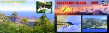 Karta QSL ZD8K : Wyspa Wniebowstąpienia : IOTA AF-003