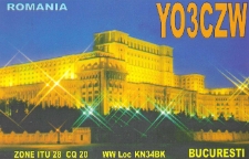Karta QSL YO3CZW : Rumunia