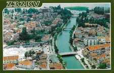 Karta QSL Z32KV : Macedonia Północna