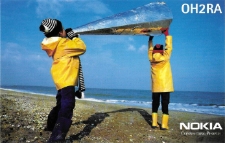 Karta QSL OH2RA : Finlandia