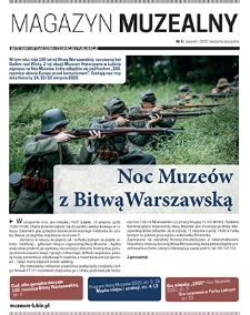 Magazyn Muzealny nr 5, sierpień 2020 : wydanie specjalne
