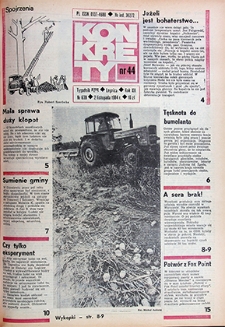 Konkrety nr 44 (639), listopad `84