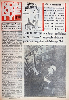 Konkrety nr 48 (643), listopad `84