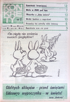 Konkrety nr 12 (867), marzec `89