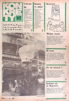 Konkrety nr 1 (648), styczeń `85