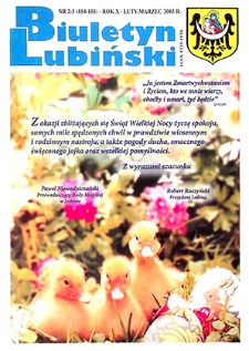 Biuletyn Lubiński nr 2 (154), 3 (155), luty, marzec 2003