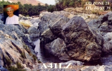 Karta QSL A41LZ : Oman