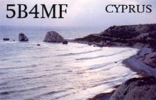 Karta QSL H22H : Cypr : IOTA AS-004