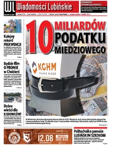 Wiadomości Lubińskie nr 542, sierpień 2018