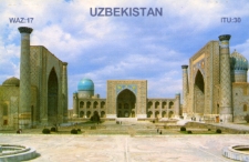 Karta QSL UK7AZ : Uzbekistan