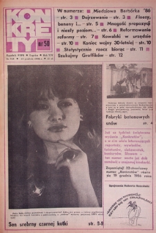 Konkrety nr 50 (749), grudzień `86