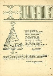 Solidarność nr 12, grudzień `80