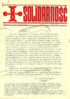 Solidarność nr 16, marzec `81