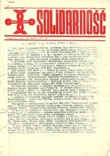 Solidarność nr 17, marzec `81